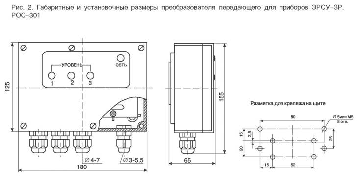 Рос 301 датчик реле уровня схема подключения ЭРСУ-3Р, РОС-301, ДРУ-ЭПМ электронные регуляторы-сигнализаторы уровня. Емкостные
