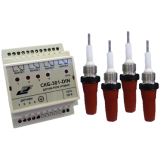 СКБ-301-DIN микропроцессорный регулятор-сигнализатор уровня