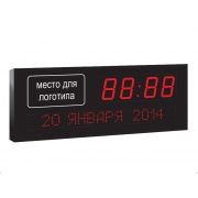 Импульс - 410K-EURO-1TD-2DNxS6x96 часы-календарь электронные