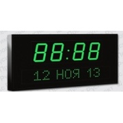 Импульс - 410K-EURO-1TD-2TD часы-календарь электронные