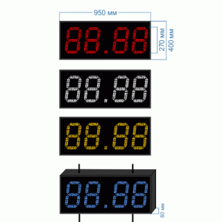 AZS-270х4e табло для АЗС