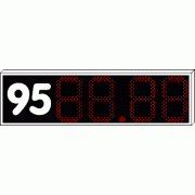 Табло для АЗС с видом топлива из пленки